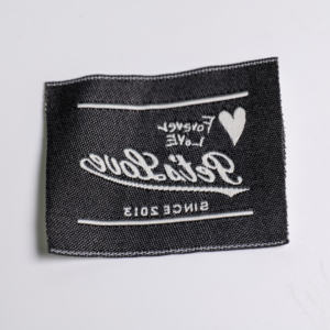 Étiquettes en tissu tissé de haute qualité pour vêtements Étiquettes de logo personnalisé pour chemises et jeans - Product Image 5