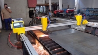 Machine de découpe plasma et flamme CNC automatique à moteur pas à pas Gantry 1630, portable, compacte, de bureau, 220V/380V F2100B