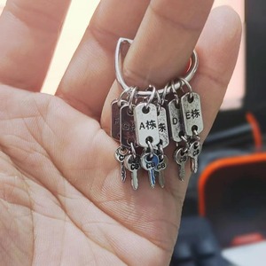 Portachiavi Mengda Landlady con Ciondolo in Metallo, Design Vintage Personalizzato di Nicchia, Accessorio Charm per Chiavi - Product Image 6