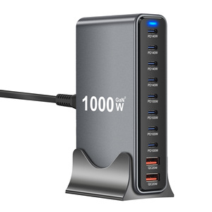 Nuevo <span class=keywords><strong>Cargador</strong></span> de Escritorio de 1000W, Adaptador GaN PD de 880W, <span class=keywords><strong>Cargador</strong></span> Multifunción de <span class=keywords><strong>10</strong></span> Puertos y 1000W para Carga Rápida de Samsung, Apple y <span class=keywords><strong>iPhone</strong></span> - Product Image 6