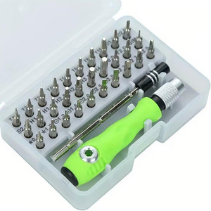 Juego de 32 Puntas de Destornillador Multifuncionales, Destornillador Manual de Precisión y Compacto para Cámaras y Computadoras, 32 Piezas - Product Image 3