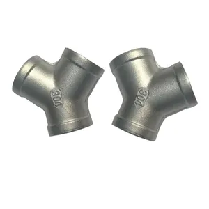 Factory sales wholesale custom high specification 304 stainless steel tee joint tee water pipe joint