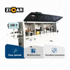 ZICAR automatic edge banding machine with premiling woodworking adhesive edge banding machine colloidal