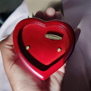 Caja de Música en Forma de Corazón, Cajas Musicales Clásicas de Madera, Regalos para Navidad, <span class=keywords><strong>Cumpleaños</strong></span>, Día de San Valentín - Product Image 4