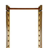 Cadre de porte dissimulé en aluminium à double rainure fendue, conception améliorée sur mesure OEM