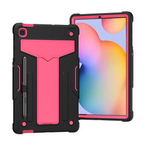 Custodia 3 in 1 antiurto per bambini, in PC e silicone, con supporto per tablet, compatibile con <span class=keywords><strong>Samsung</strong></span> Galaxy TAB <span class=keywords><strong>S6</strong></span> lite 10.4 SM-P610 615. - Product Image 1
