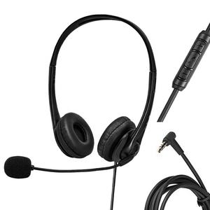Wired <span class=keywords><strong>Cuffie</strong></span> con Microfono Sopra L'orecchio Gaming Headset Stereo del Trasduttore Auricolare per il iPhone Samsung Smart Phone PC - Product Image 1