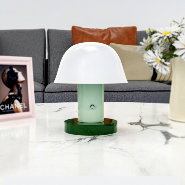 Modern Mushroom Lamp Luxury LED Eco-Friendly Ambient Table Light Creative Decorative Night Light Bar Restaurant Bedroom Home