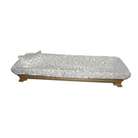 Ensemble de tapisserie de cercueil sur mesure, textiles funéraires, doublure matelassée de luxe avec oreiller, doublure intérieure de cercueil européen, fournitures pour la maison