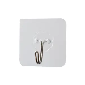 OEM & ODM Transparent Acrylic Hook Wholesale Traditional Stainless Steel Hook Customized Novelty Adhesive Hook