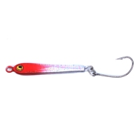 AOCLU Nouveau Jig en métal plombé 3g Mini, à hameçon simple, avec revêtement UV résistant, action coulante, pour la pêche au jigging en eau douce (maquereau, poisson-roc)