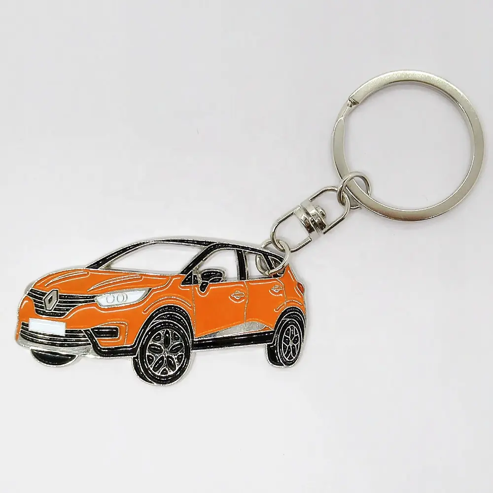 Su misura in metallo di colore car keychain per reno