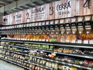 Wandmontierter Schwerkraftspender für Süßigkeiten, Zero-Waste-Lebensmittelspender für Nachfüll-Shops, Schwerkraft-Ausgabestation - Product Image 3