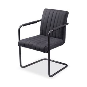 Chaise de salle à manger industrielle <span class=keywords><strong>cognac</strong></span> Sillas rétro vintage de style français pour <span class=keywords><strong>restaurant</strong></span> en cuir avec cadre en métal - Product Image 4