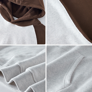 Sudaderas con Capucha Unisex de Moda, Sólidas, Holgadas, Casuales, Extra Grandes, con Logotipo Bordado por Sublimación Personalizado para Hombre - Product Image 6