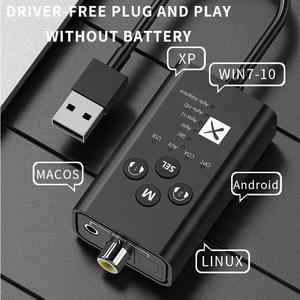 Bộ Chuyển Đổi Quang Học USB QCC <span class=keywords><strong>CSR</strong></span> <span class=keywords><strong>AptX</strong></span> LL HD Độ Trễ Thích Ứng Thấp Với Mic Bộ Chuyển Đổi Không Dây TV AUX <span class=keywords><strong>Bluetooth</strong></span> 5.2 Bộ Phát Âm Thanh - Product Image 5