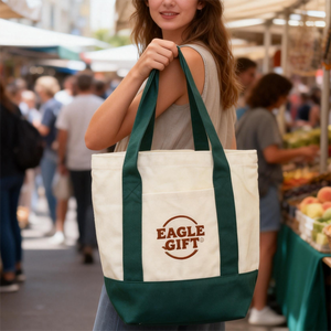 Sacs de plage réutilisables en coton, grande capacité, durables, écologiques, personnalisables avec logo, vente en gros - Product Image 1
