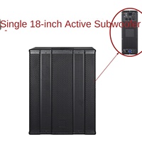 Système audio professionnel de colonne de sonorisation Line-Array en bois avec subwoofer intégré 2200W haute puissance pour conférences et événements extérieurs