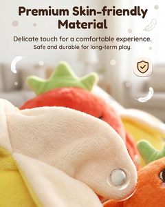 Muñeco Interactivo Musical de Inducción Fruit <span class=keywords><strong>Beat</strong></span> para Padres e Hijos, Juguete de Peluche Robot Fresa, Juguete Eléctrico Plátano - Product Image 3