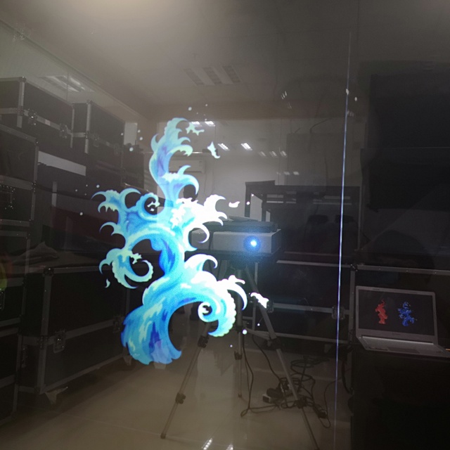 Holographic Transparent Rear Projection Screen Film Free Sample-for Displaying Dynamic Visuals