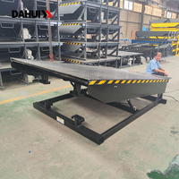 Rampe de chargement télescopique de 10 tonnes avec rebord extensible réglable de 800 à 1000 mm pour des opérations de chargement flexibles sur quai de camion