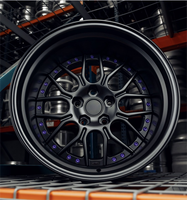 Drag Racing Monobloc Forgé Road Racing Car Wheel Fitments Wheels 20 21 22 23 24 Inch Alloy Rims 6061-T6 5*130