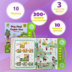 Livre sonore interactif éducatif pour enfants d'âge préscolaire : Apprentissage des lettres et des mots, <span class=keywords><strong>phonétique</strong></span> et musique - Product Image 5