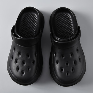 <span class=keywords><strong>Zuecos</strong></span> <span class=keywords><strong>Crocs</strong></span> para <span class=keywords><strong>hombre</strong></span> con suela gruesa que aumenta la altura, transpirables, con punta cerrada, de EVA, para usar en la playa en verano - Product Image 4