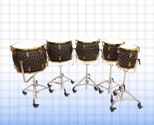 Instruments de percussion à cinq tons portables pour orchestre d'adultes et performance des enfants avec baguettes de batterie - Product Image 3