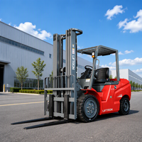Forklift Gudang Pengangkut Pallet Chassis Empat Roda Liftron CPD30 3000kg Forklift Listrik Baterai Lithium