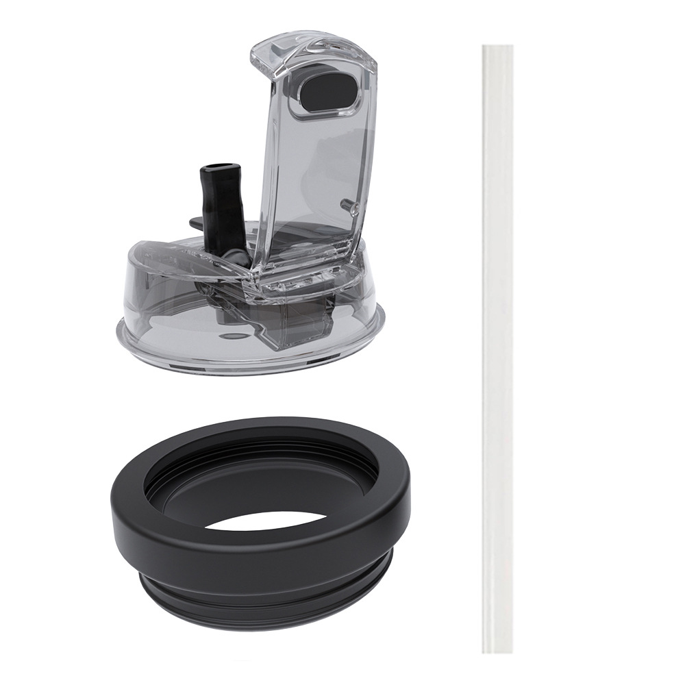 Couvercle double pour gobelet - Couleur noire - 30oz