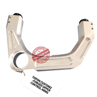 Bras de suspension supérieur avant en aluminium 6061 T6 usiné CNC, taille personnalisable, pour camion routier, performance, finition brute/anodisée