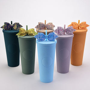 جديد ذهبي القوس كوب ماء إكسسوارات تصنعه بنفسك مبتكرة رائع مذهل زينة إكسسوارات كوب ماء مزخرف دبوس على القش - Product Image 3