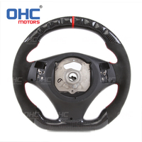 Volant Performance LED personnalisé pour Bmw M3 E90 E91 E92 E93 Volant en fibre de carbone avec trous de palettes 2005-2011 OHC