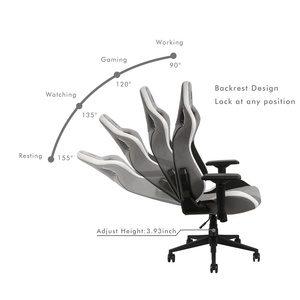 Meilleure qualité <span class=keywords><strong>chaise</strong></span> pivotante best-seller fauteuil de course inclinable accoudoir réglable confortable cuir synthétique <span class=keywords><strong>chaise</strong></span> de jeu en nylon pour - Product Image 4