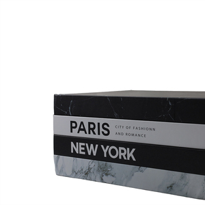 Vente en gros d'étagère à livres décor caja decoracion de hogar livres boîtes fausse boîte faux livres ensemble pour simulation décoration de la maison <span class=keywords><strong>pile</strong></span> - Product Image 6