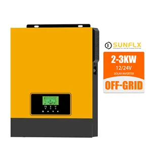 Sunflx inverter 24v 48v 10.2k 7.2kw 8.2kw Off Grid Solar Inverter 24v hybrid 8000w mppt solar inverter