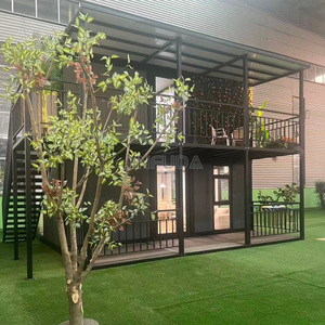 Casa de Huéspedes de Dos Pisos en Contenedor con Terraza, Casa Vacacional Prefabricada de 2 Niveles con Vistas Panorámicas - Product Image 3