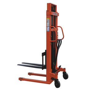 Cargo Forklift Manual Stacker Fork Lift <span class=keywords><strong>Truck</strong></span> <span class=keywords><strong>Hand</strong></span> Fork Lift - Product Image 2