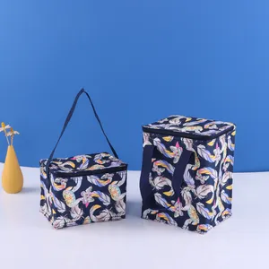 Borsa da picnic portatile di fascia alta personalizzata per il trasporto del pranzo borsa termica per alimenti per la spesa isolata