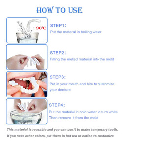 Dentadura Postiza Instantánea de Ajuste Cómodo y Flexible, Dientes Artificiales que se Adaptan a la Mayoría de las Dentaduras Postizas Superiores e Inferiores, Carillas Dentales - Product Image 6