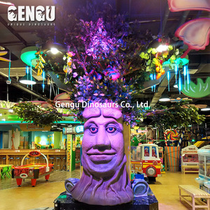 Décoration d'arbre parlant animatronique d'intérieur en métal de <span class=keywords><strong>conte</strong></span> de fées pour le centre commercial d'aéroport de garderie d'école maternelle - Product Image 5