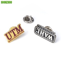 Badges en émail souple personnalisés, vente en gros d'usine, badges métalliques en alliage de zinc, épingles de revers en émail dur avec logo personnalisé