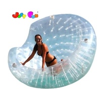 Boule gonflable de Zorb de boules de noix de coco de plage transparente extérieure de chaise demi pour des jeux de l'eau