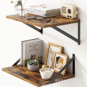 Wooden <b>Wall</b> <b>Mounted</b> <b>Shelf</b> Solid Wood Floating <b>Shelf</b> Rectangle Multipurpose Durable Bedroom Decorative Hanging <b>Shelf</b> - Product Image 1