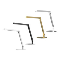 Lampe de bureau professionnelle demi-lune pour manucure, artisanat, lecture et réparation, avec éclairage de précision et protection oculaire