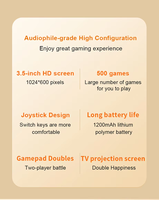 Nouvelle arrivée Q21 Console de poche portable 500 jeux en 1, émulateur de jeux d'arcade, machine de jeu portable, écran 3,5 pouces