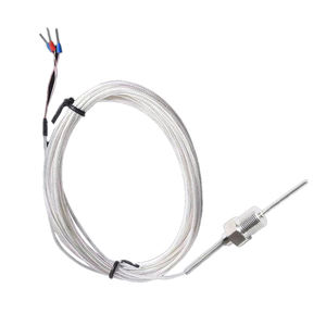 مستشعر حرارة <span class=keywords><strong>PT100</strong></span> عالي الدقة مع تركيب ملولب وإمكانية التخصيص لدرجات الحرارة العالية - Product Image 2