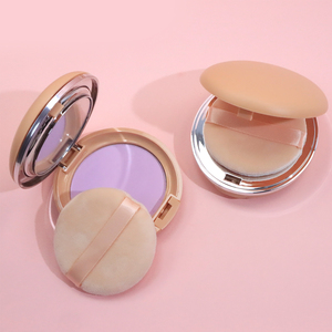 Cosmetici trucco Private Label blu opaco cielo e nuvola di controllo olio compatto <span class=keywords><strong>in</strong></span> polvere eco-friendly premuta impostazione polvere - Product Image 5