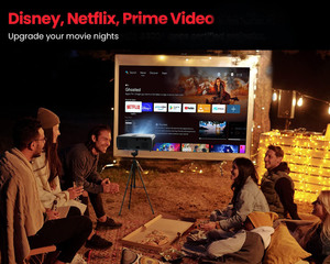 Projecteur multimédia intelligent JAVODA E690H Full HD Wifi 1080P Lampe LED portable pour bureau, salle de classe, camping, <span class=keywords><strong>Datashow</strong></span> - Product Image 4